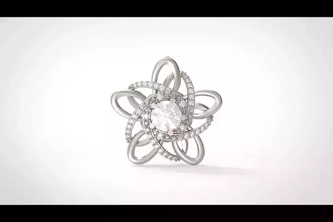 Model 312 Diamond Star Pendant