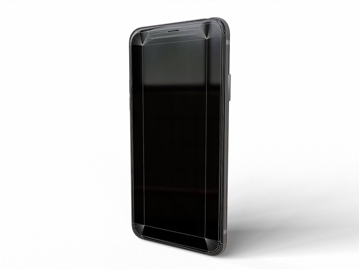 2020 Apple Iphone 11 pro max Low-poly 3D model_9