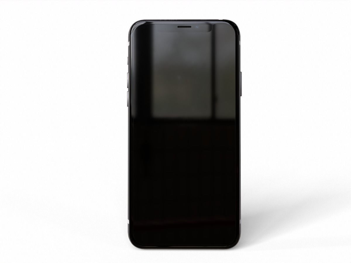 2020 Apple Iphone 11 pro max Low-poly 3D model_4