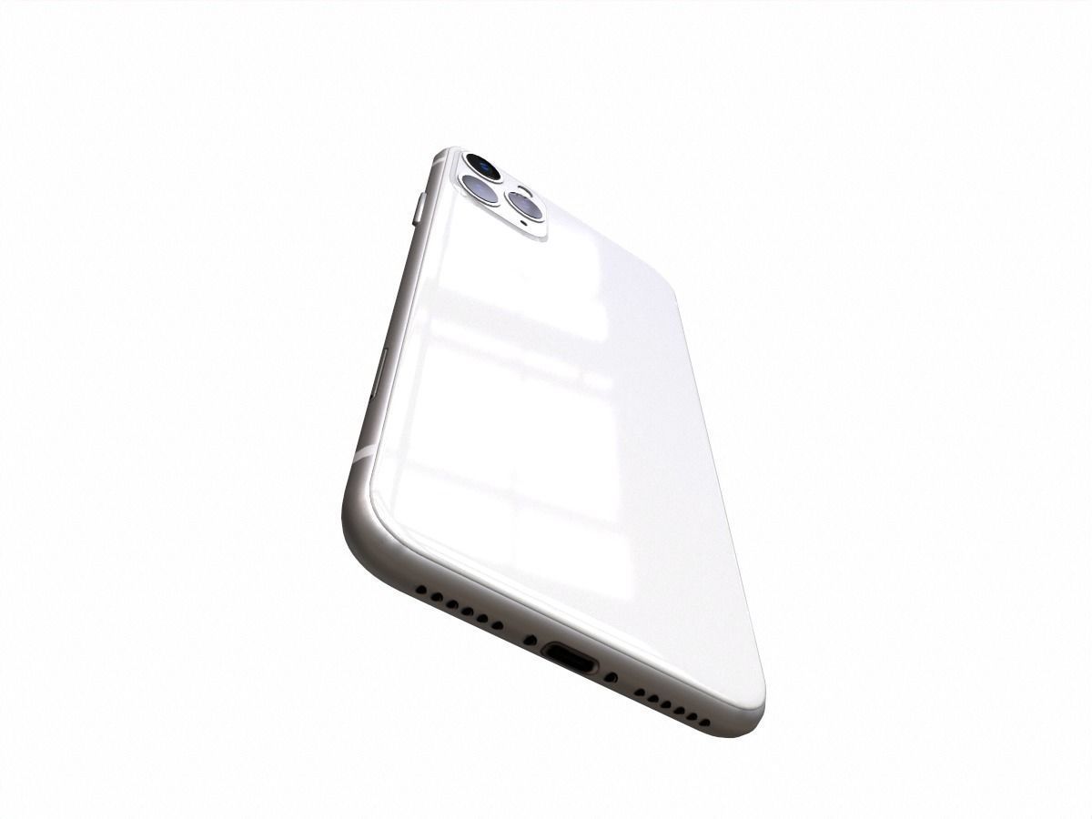 2020 Apple Iphone 11 pro max Low-poly 3D model_7