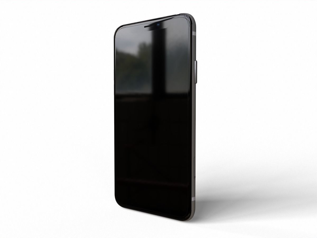 2020 Apple Iphone 11 pro max Low-poly 3D model_1