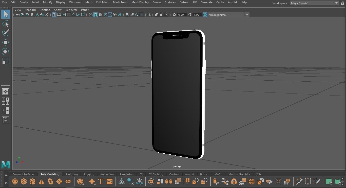 2020 Apple Iphone 11 pro max Low-poly 3D model_16