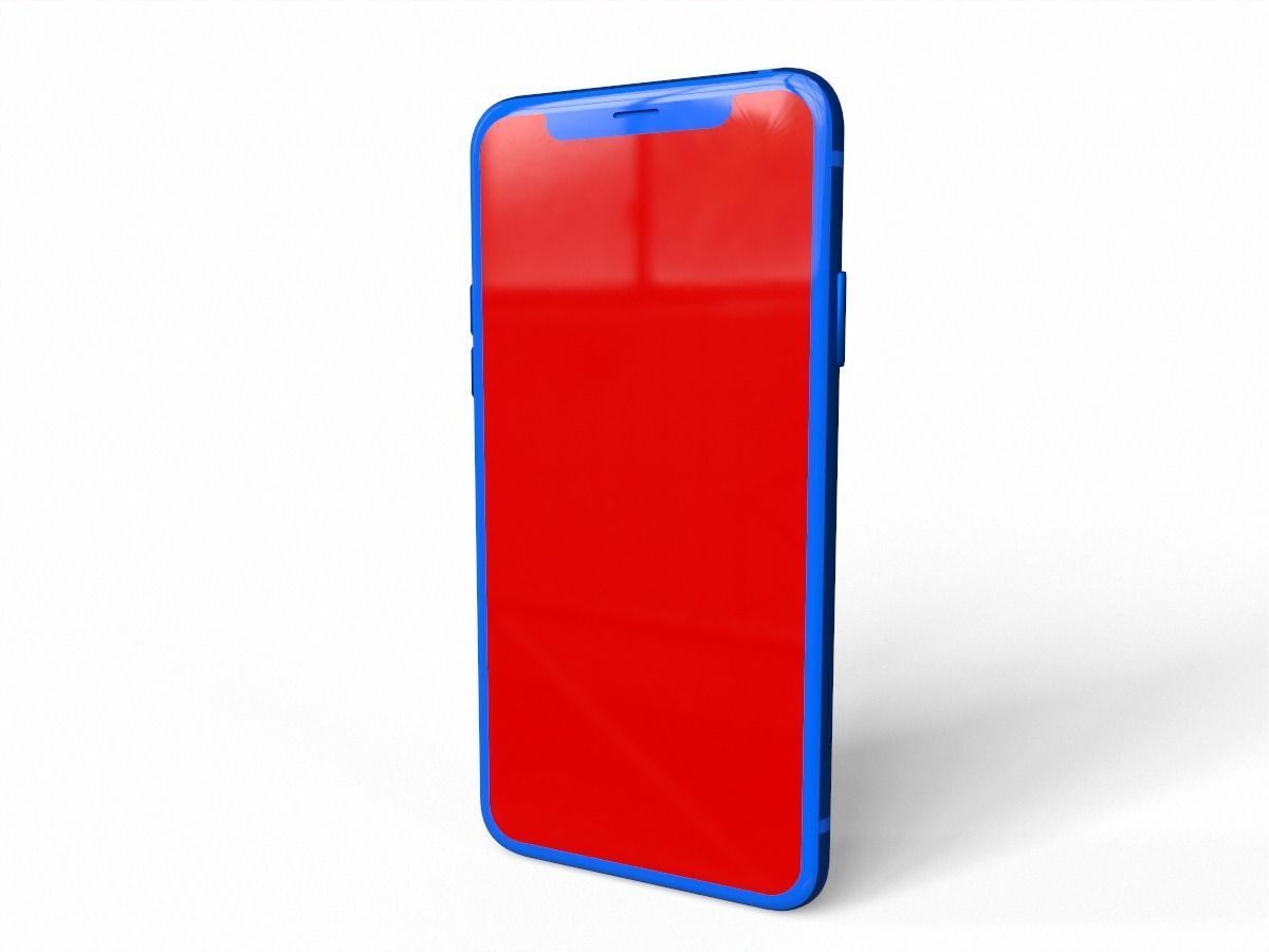 2020 Apple Iphone 11 pro max Low-poly 3D model_11