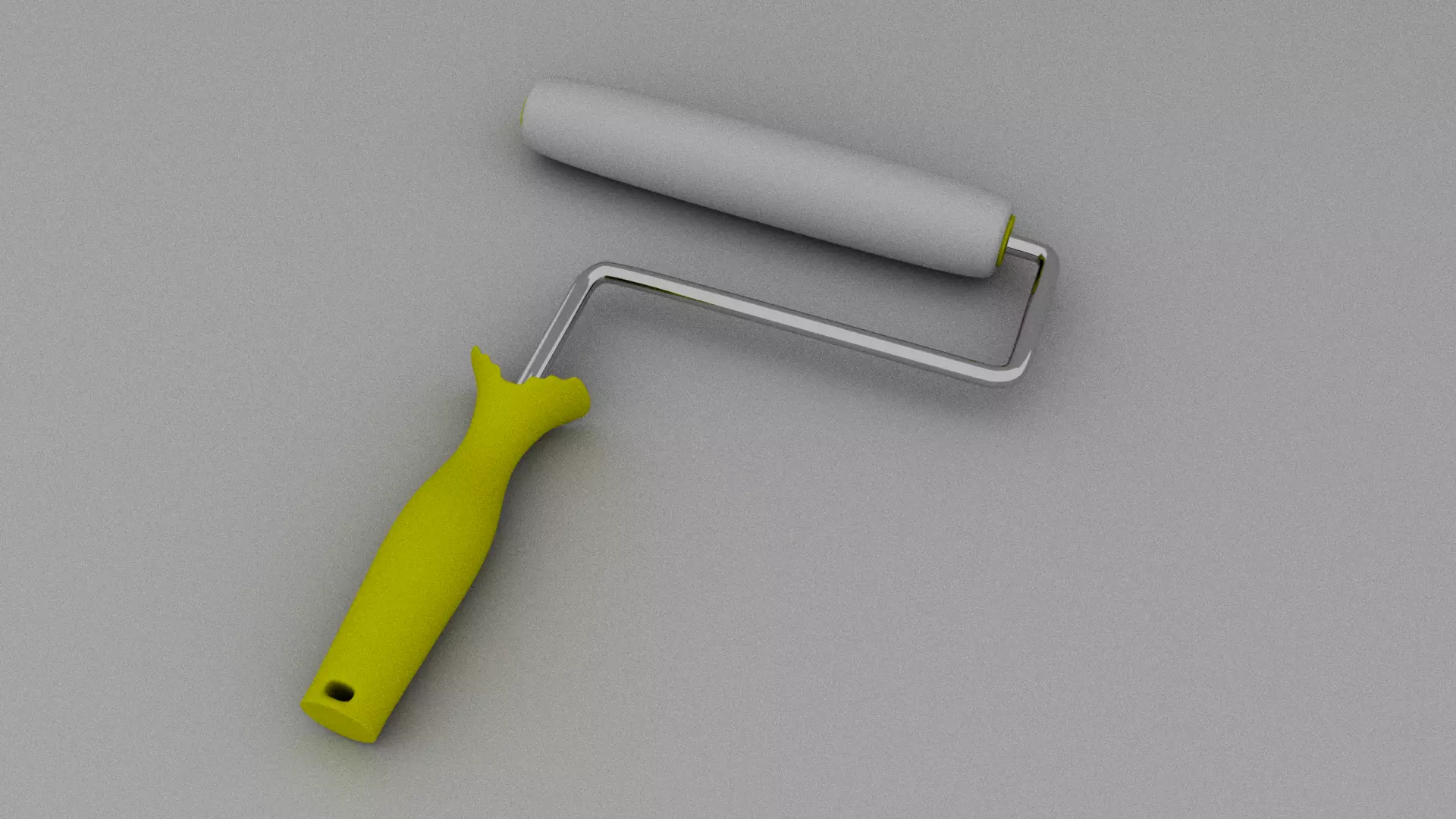 Paint Rolling Low-poly 3D model