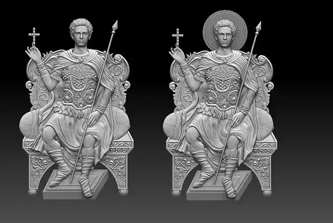 Agios Nikolaos in Vounenois  Relief 3D print model 3D print model
