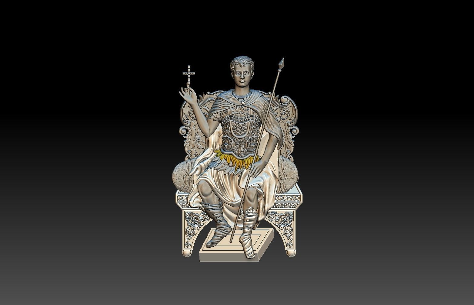 Agios Nikolaos in Vounenois  Relief 3D print model 3D print model_5