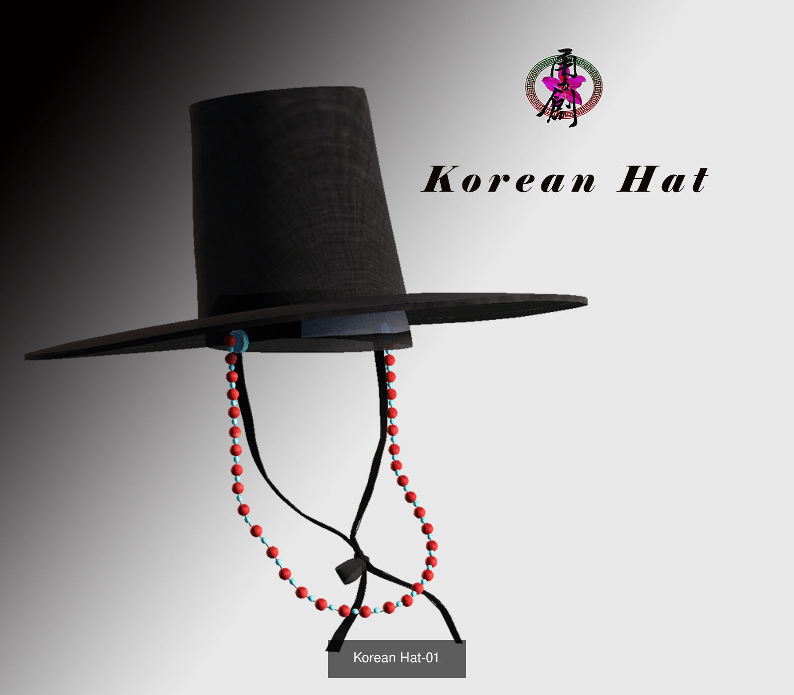 Fashion Hats World 3D Model Collection_12