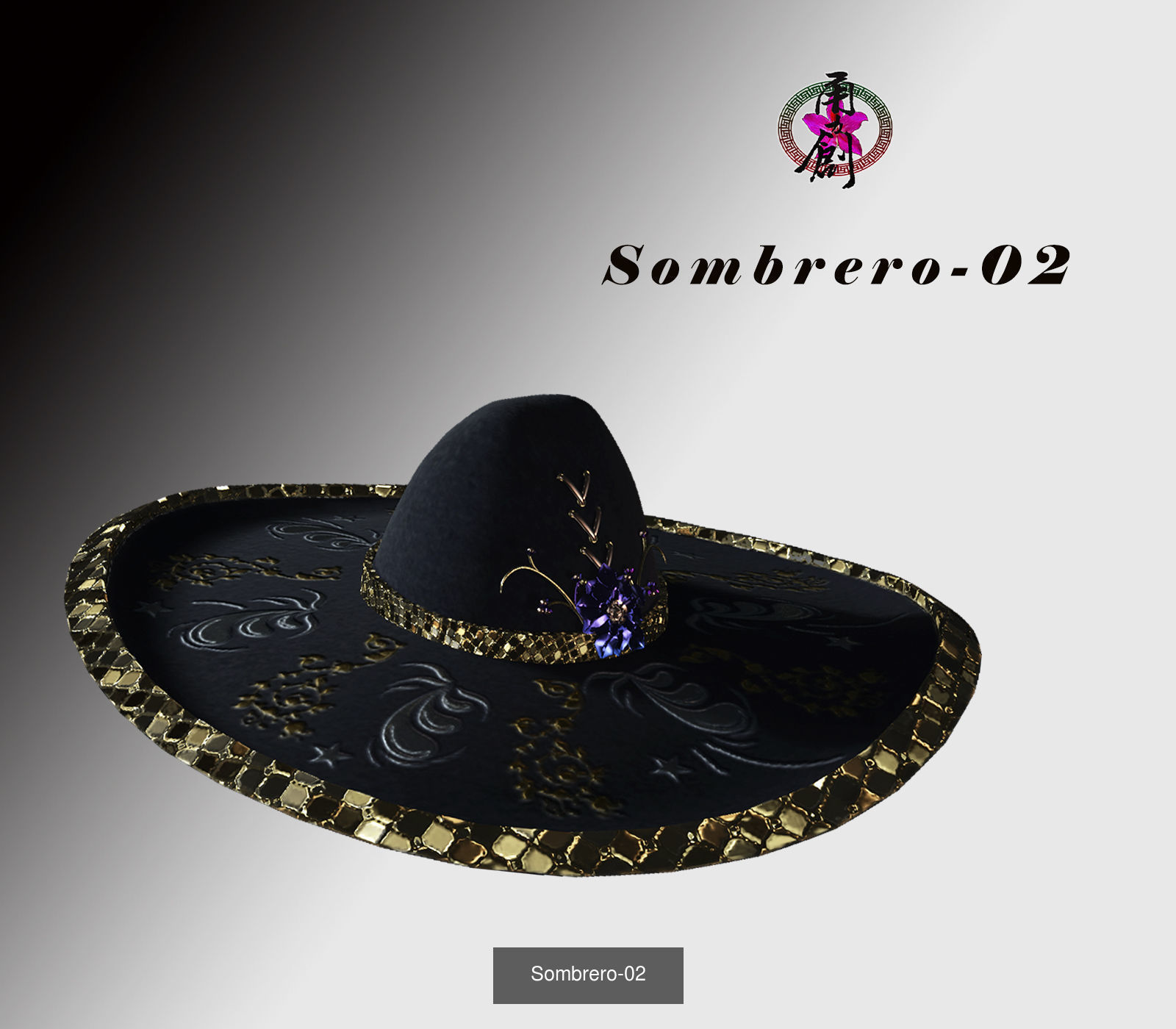 Fashion Hats World 3D Model Collection_16