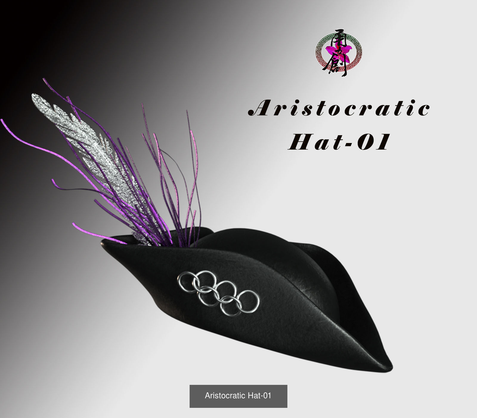 Fashion Hats World 3D Model Collection_6