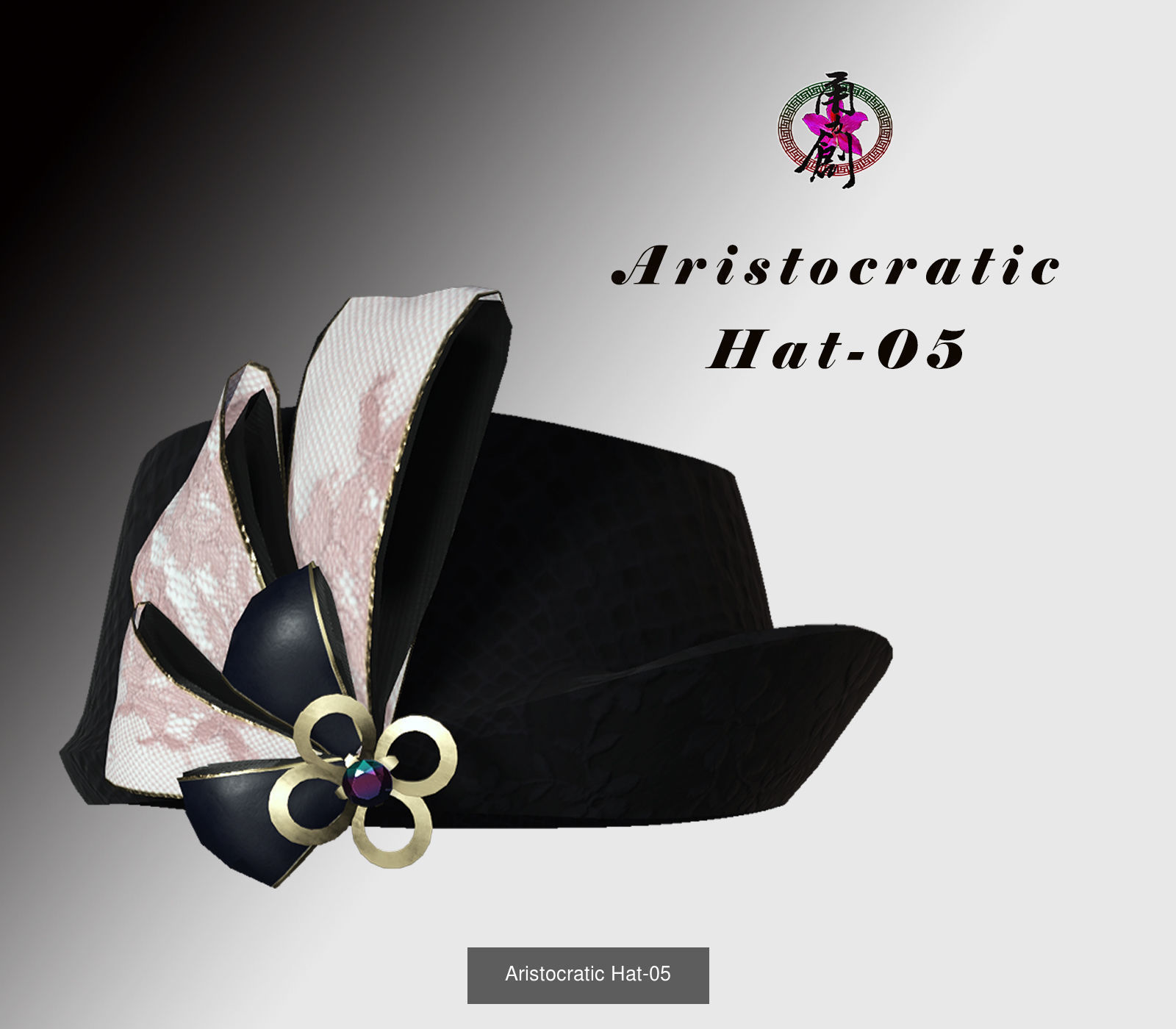 Fashion Hats World 3D Model Collection_8