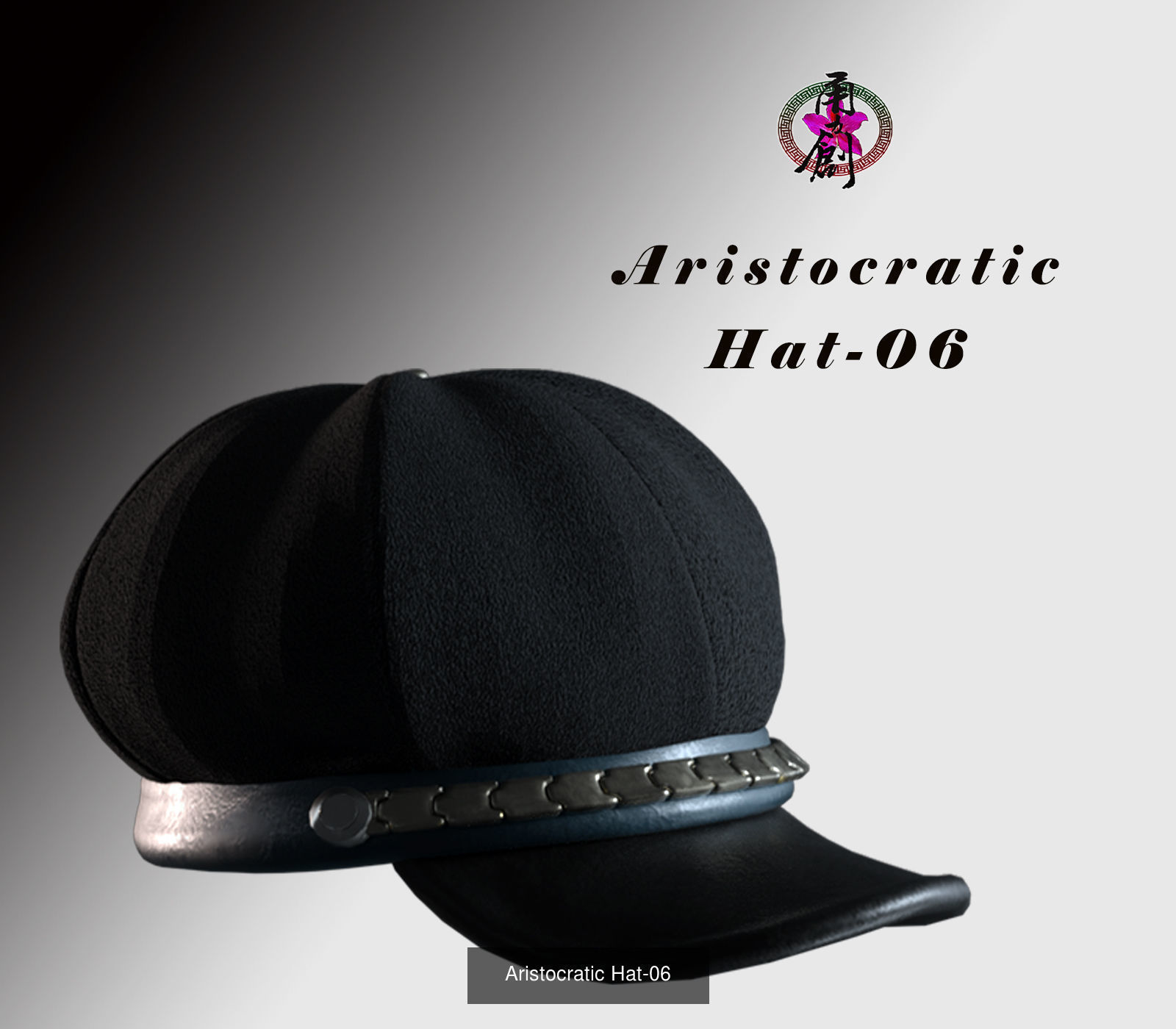 Fashion Hats World 3D Model Collection_9