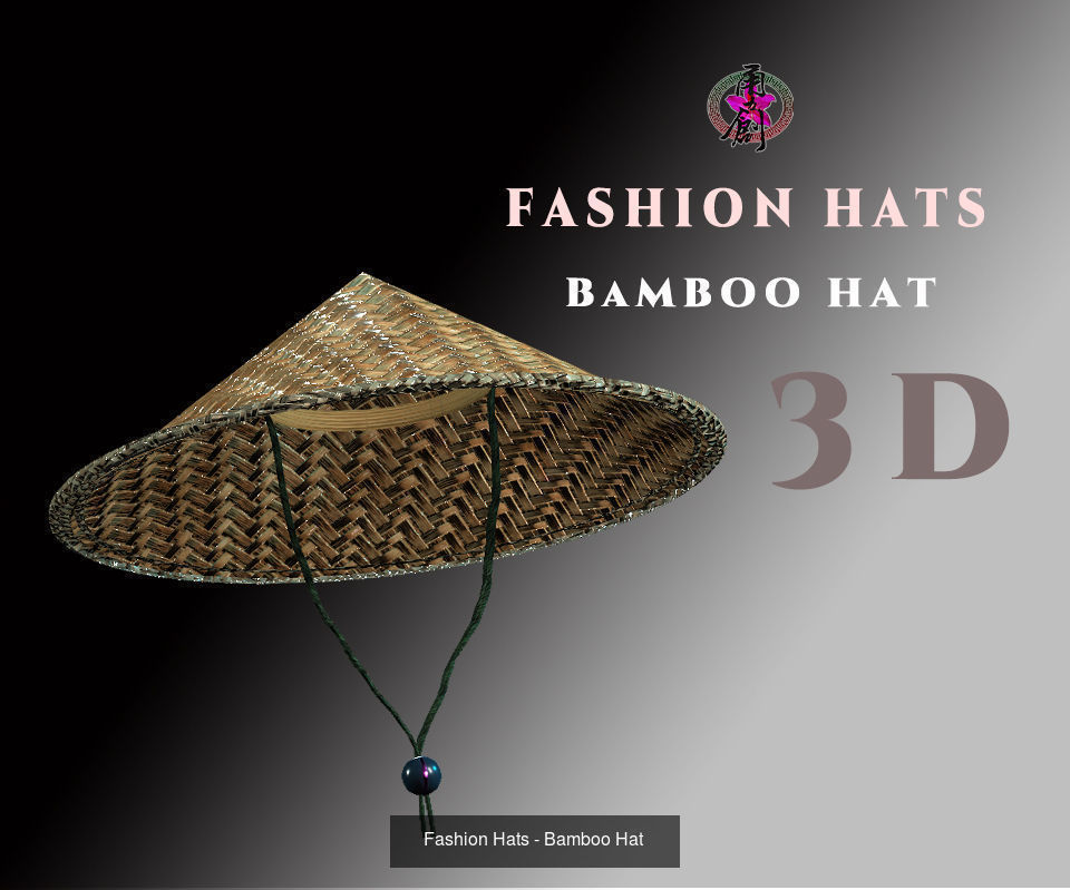 Fashion Hats World 3D Model Collection_4