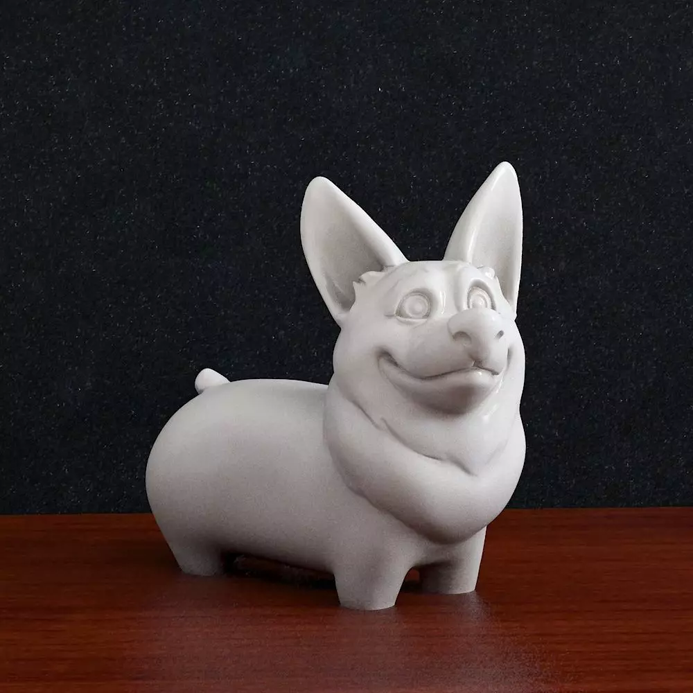 Corgi dog 3D print model