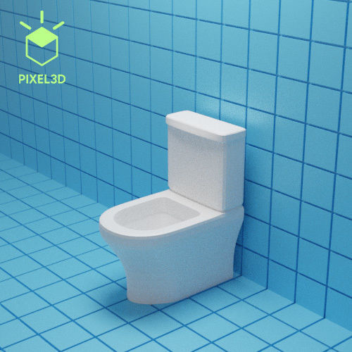 Toilet Diorama PACK 5m-1 3D print model_3