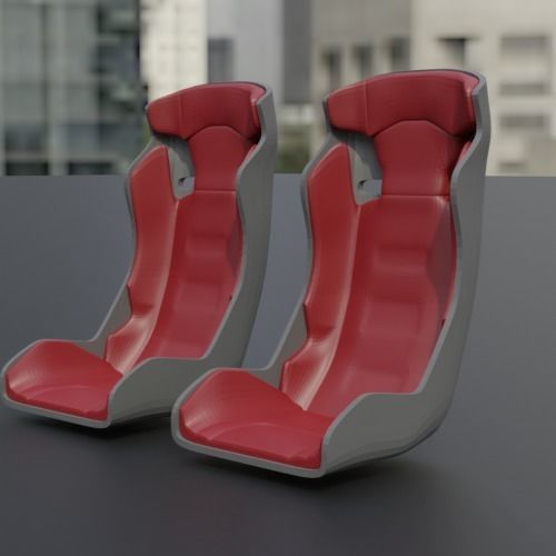 SPORTS SEAT 27F-1 3D print model_1