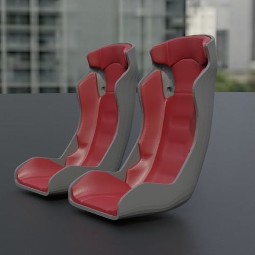 SPORTS SEAT 27F-1 3D print model_2
