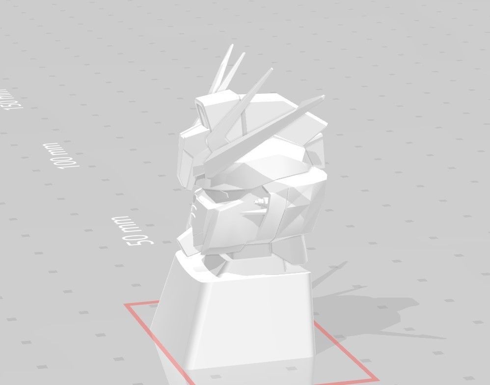 3D Printed KEYCAP 6 in 1 GUNDAM 3D print model_42