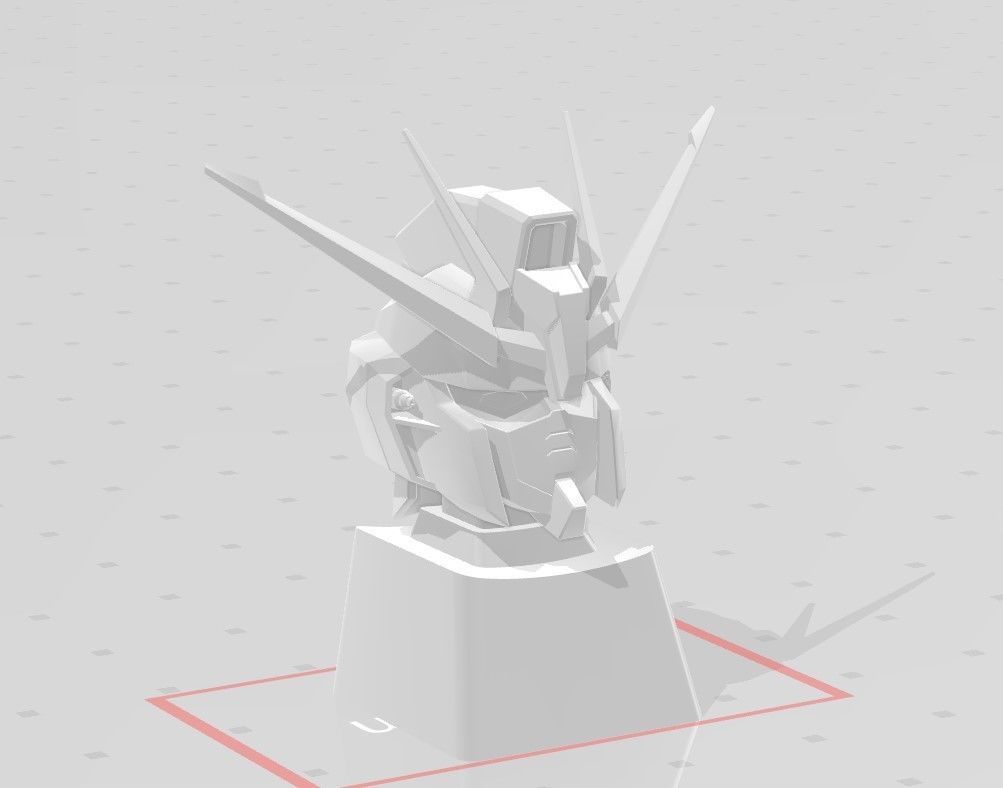 3D Printed KEYCAP 6 in 1 GUNDAM 3D print model_39