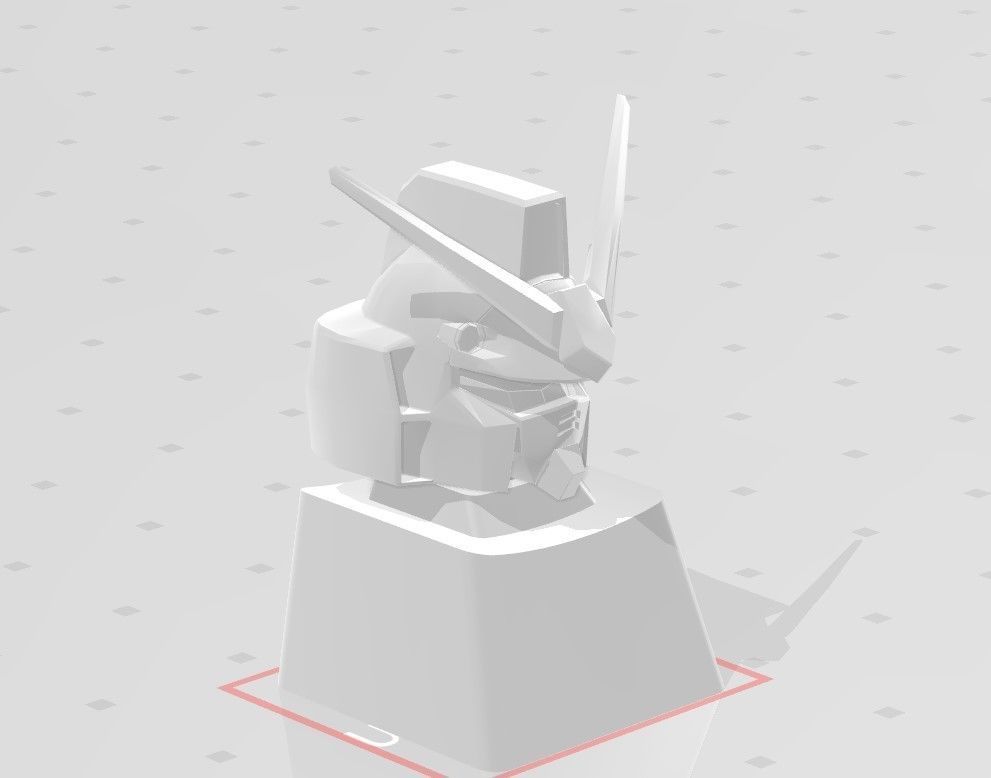 3D Printed KEYCAP 6 in 1 GUNDAM 3D print model_64