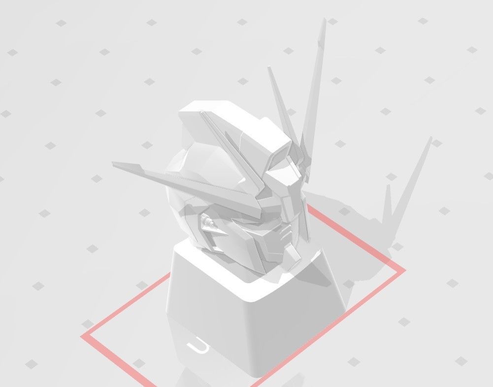 3D Printed KEYCAP 6 in 1 GUNDAM 3D print model_45