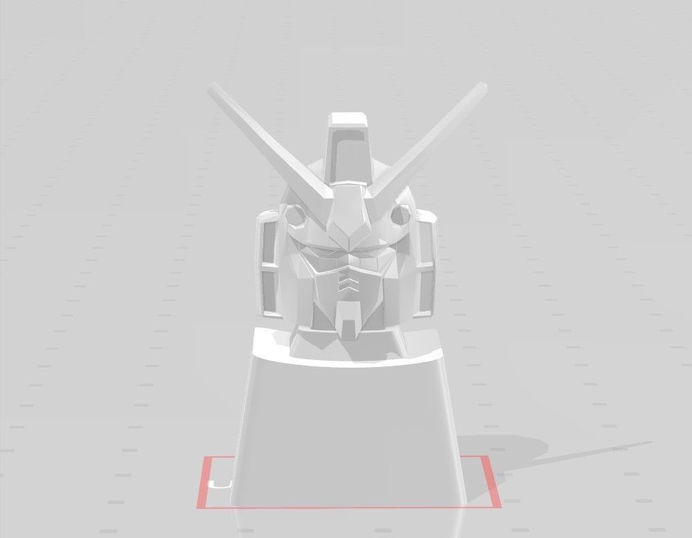 3D Printed KEYCAP 6 in 1 GUNDAM 3D print model_61