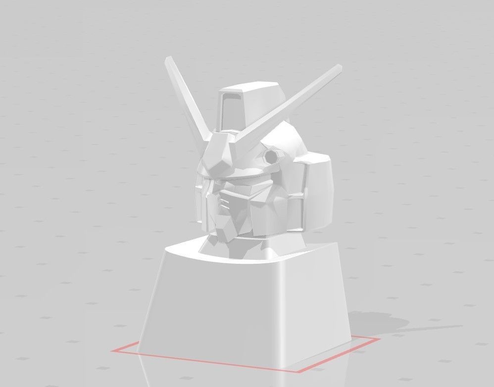 3D Printed KEYCAP 6 in 1 GUNDAM 3D print model_62