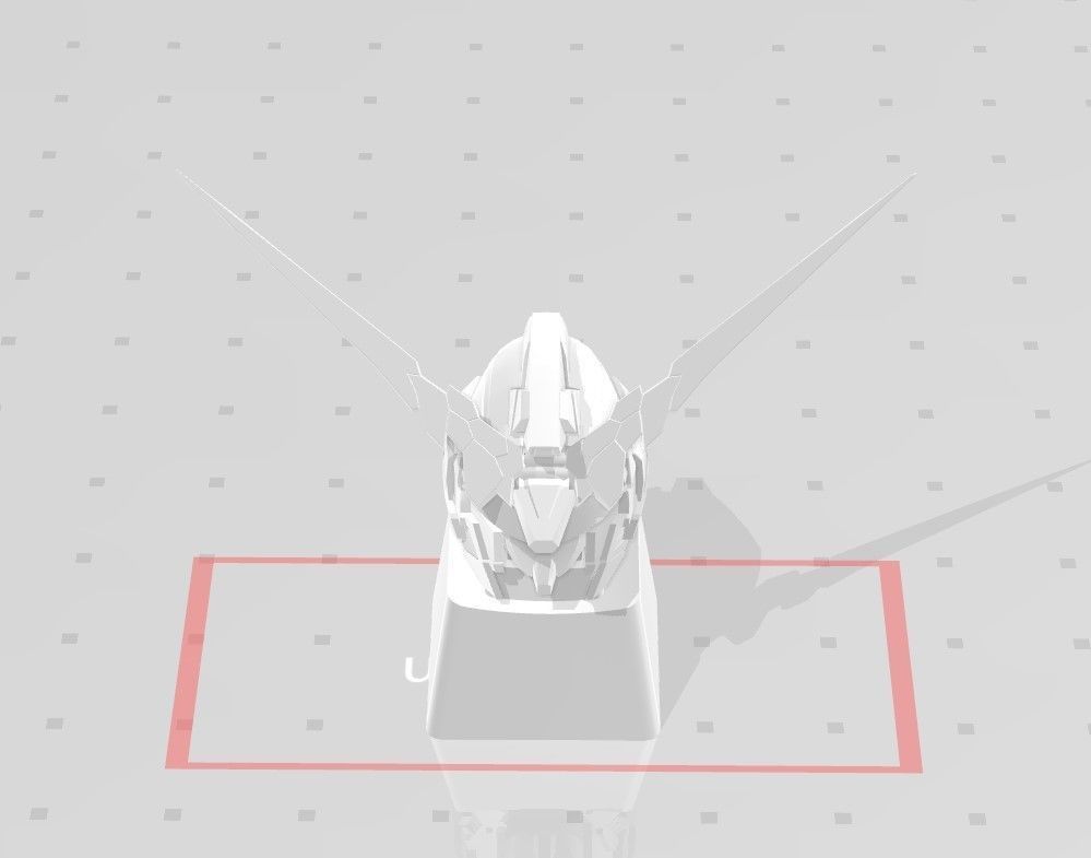 3D Printed KEYCAP 6 in 1 GUNDAM 3D print model_11