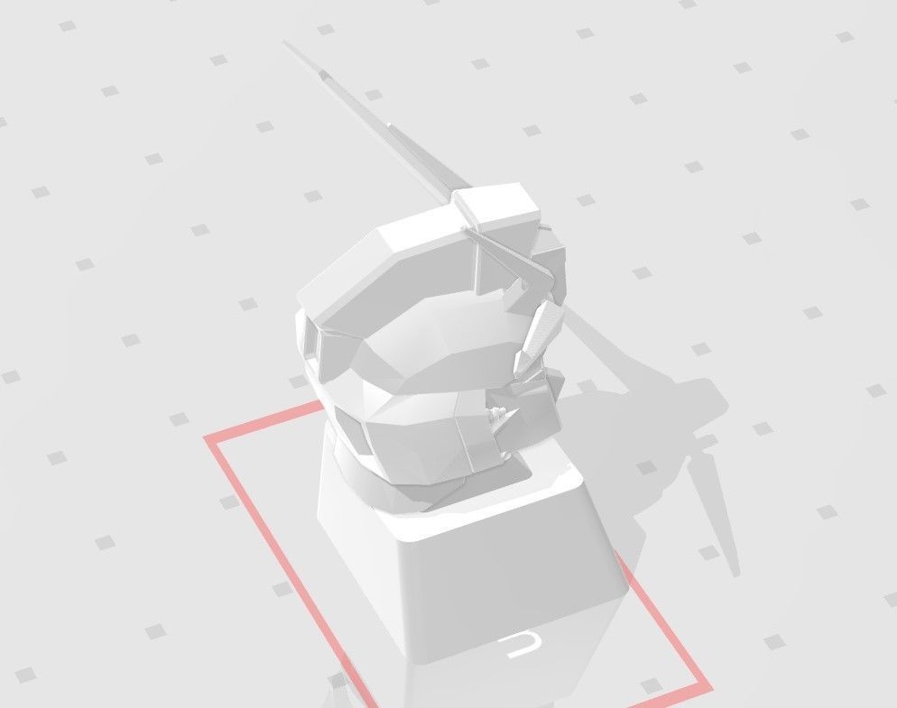 3D Printed KEYCAP 6 in 1 GUNDAM 3D print model_44