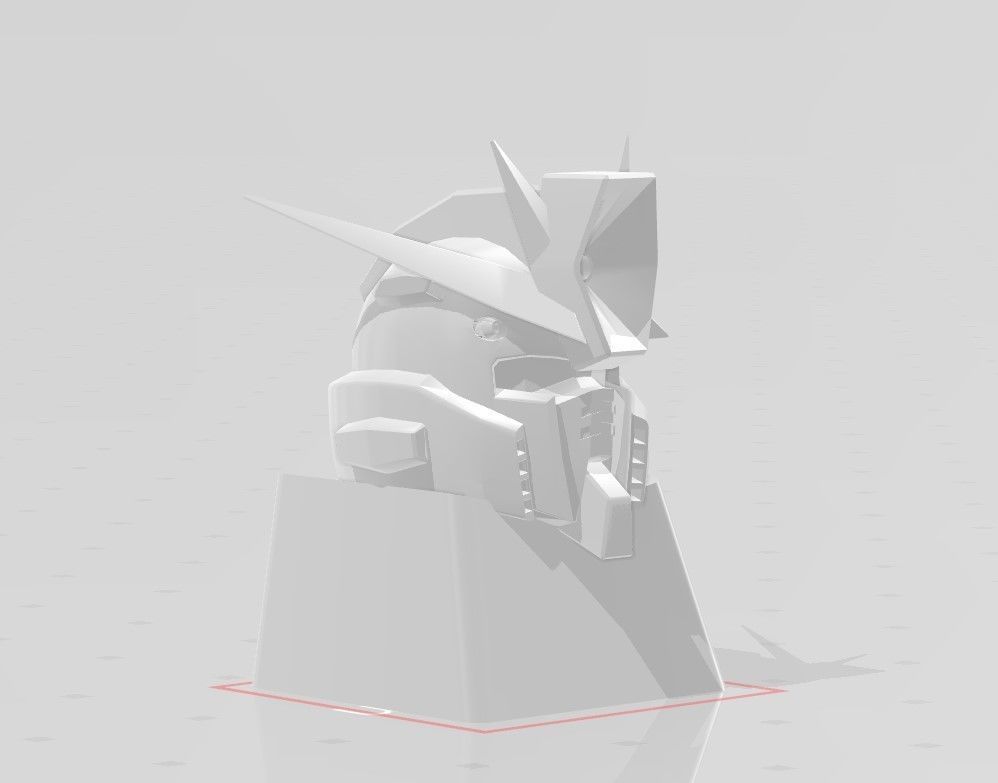 3D Printed KEYCAP 6 in 1 GUNDAM 3D print model_48
