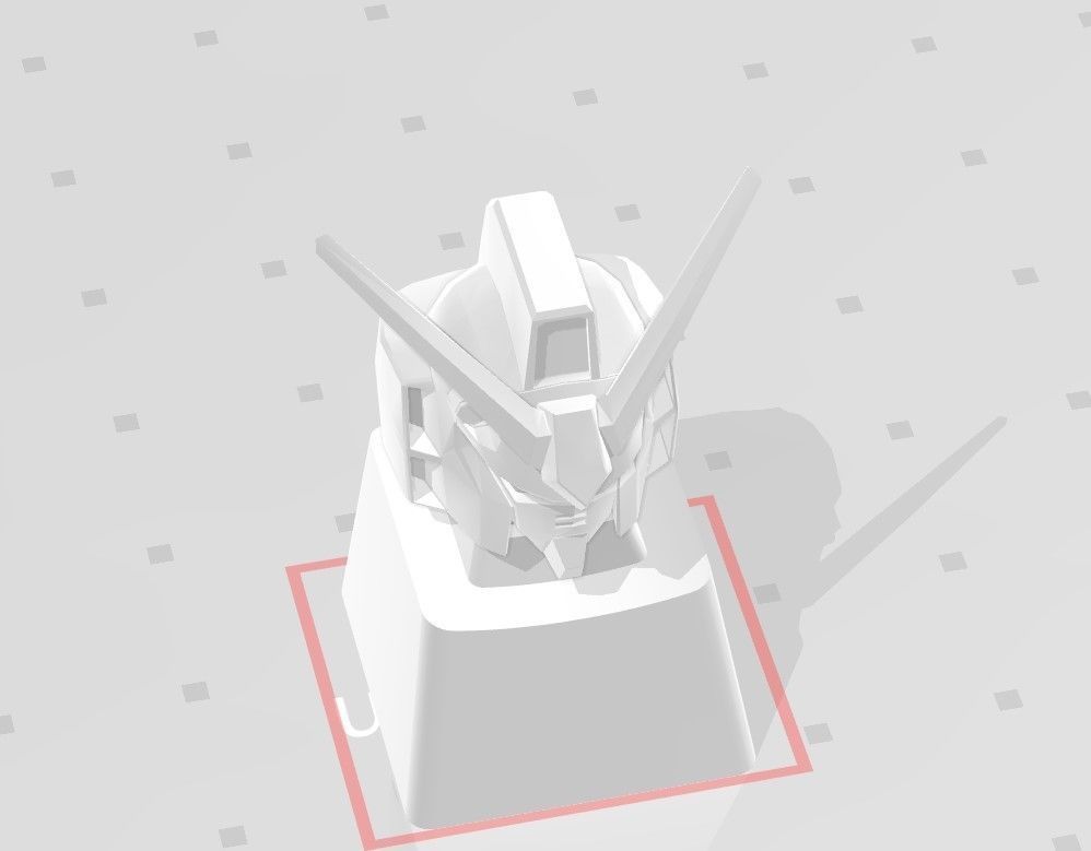 3D Printed KEYCAP 6 in 1 GUNDAM 3D print model_65