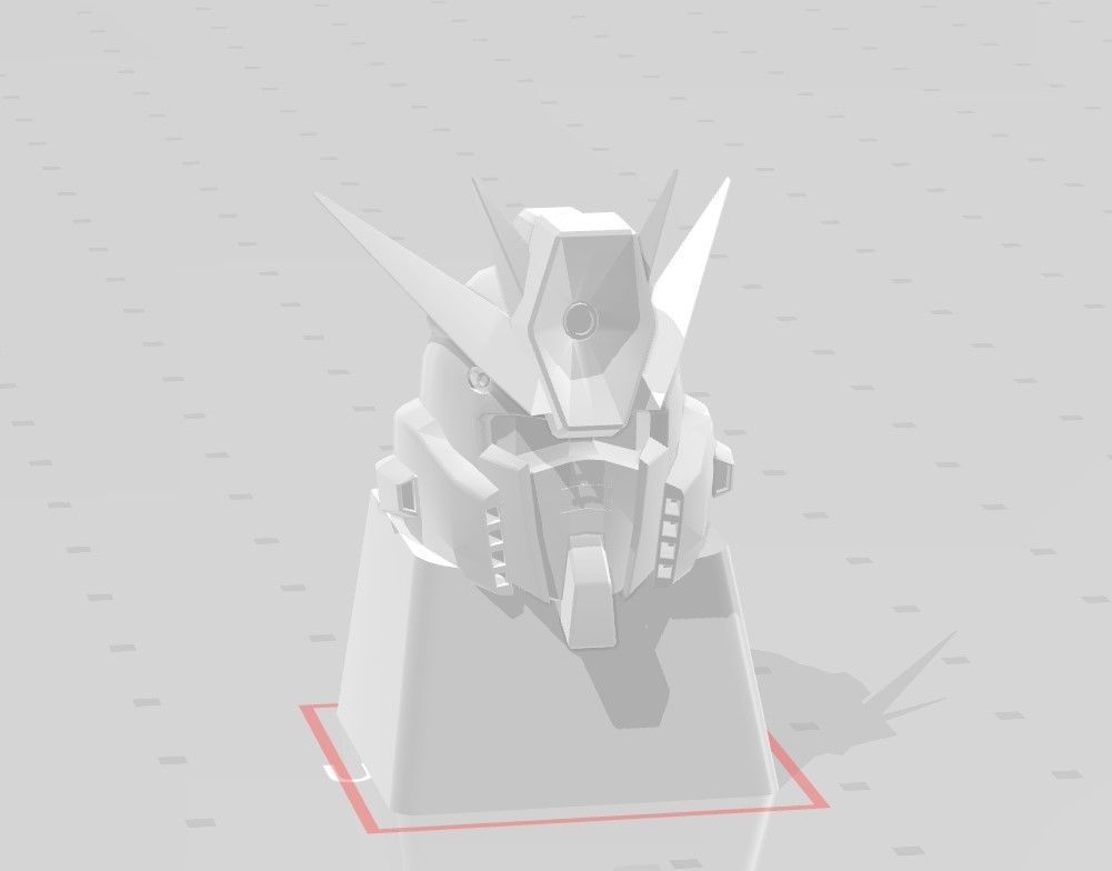 3D Printed KEYCAP 6 in 1 GUNDAM 3D print model_50