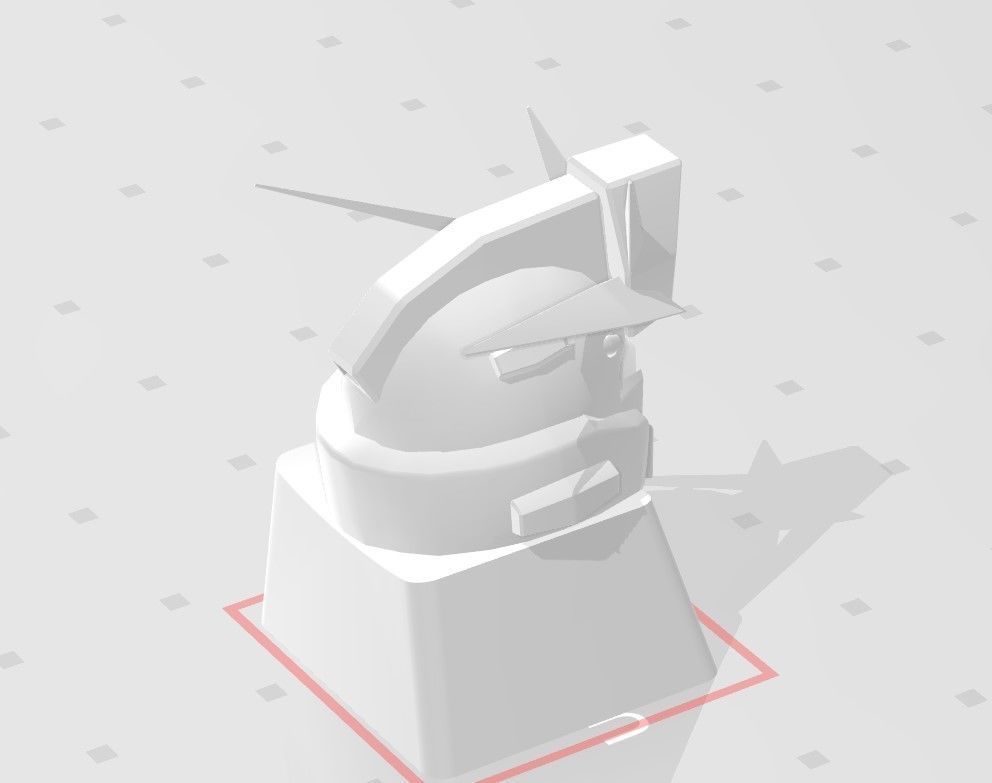 3D Printed KEYCAP 6 in 1 GUNDAM 3D print model_57