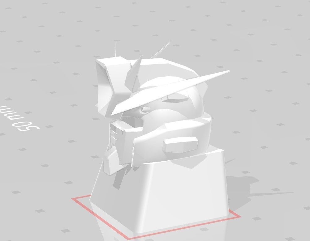 3D Printed KEYCAP 6 in 1 GUNDAM 3D print model_53