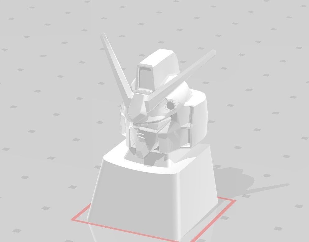 3D Printed KEYCAP 6 in 1 GUNDAM 3D print model_67