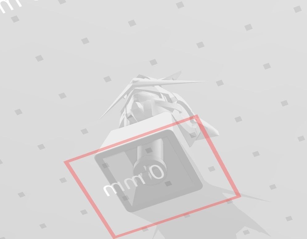 3D Printed KEYCAP 6 in 1 GUNDAM 3D print model_27