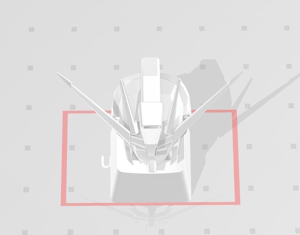 3D Printed KEYCAP 6 in 1 GUNDAM 3D print model_46