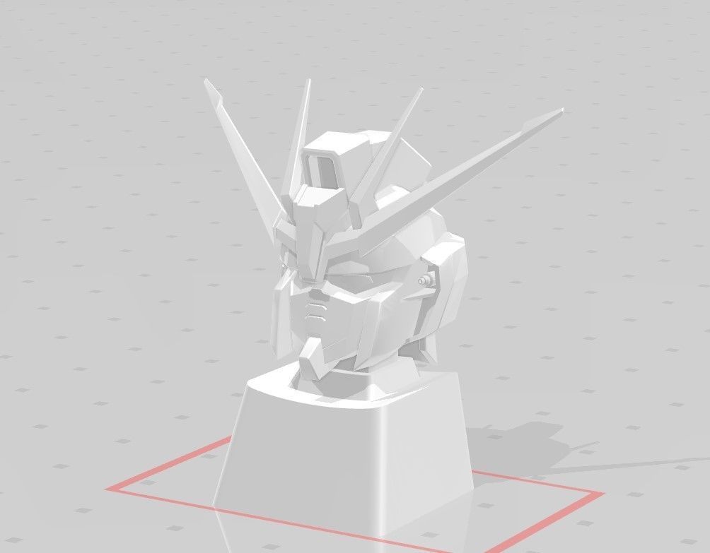 3D Printed KEYCAP 6 in 1 GUNDAM 3D print model_40