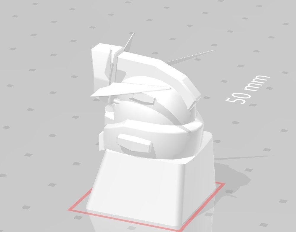 3D Printed KEYCAP 6 in 1 GUNDAM 3D print model_54