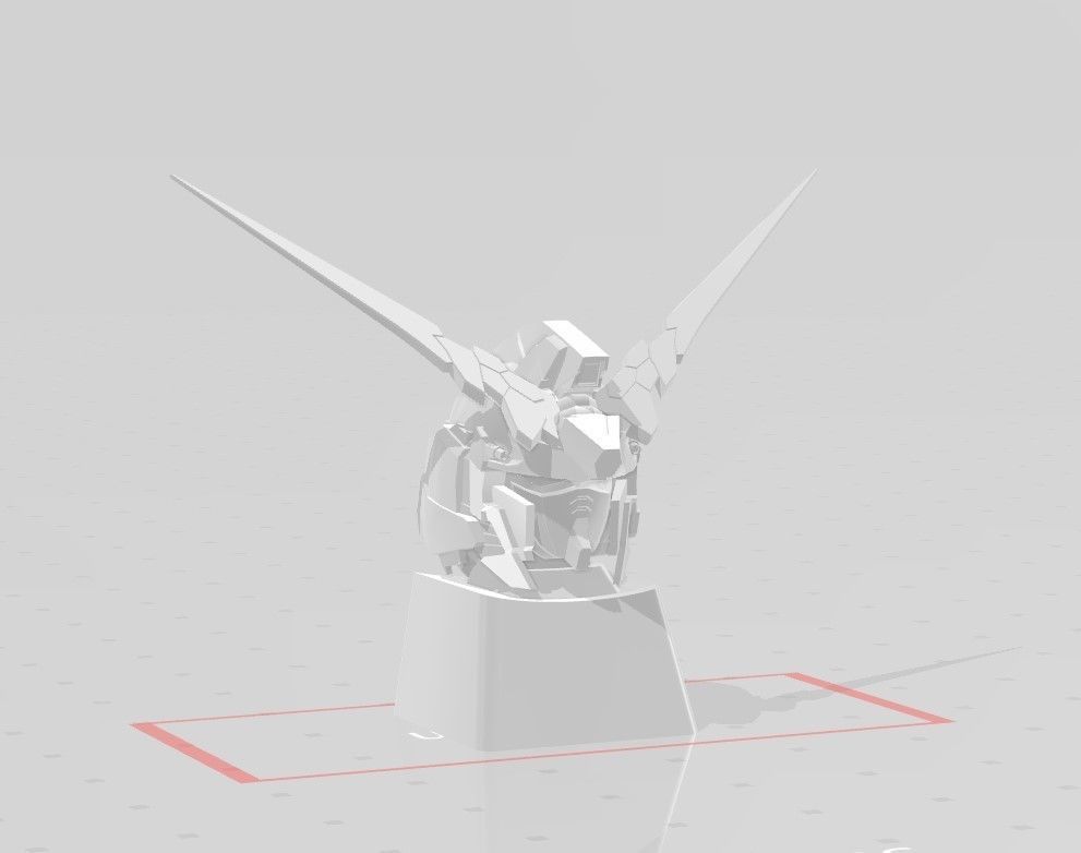 3D Printed KEYCAP 6 in 1 GUNDAM 3D print model_14