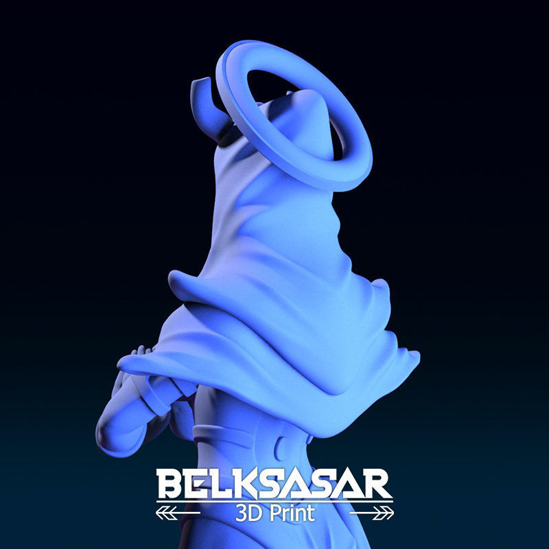 Sacred Oracle Normal and Nude 3D print model_27