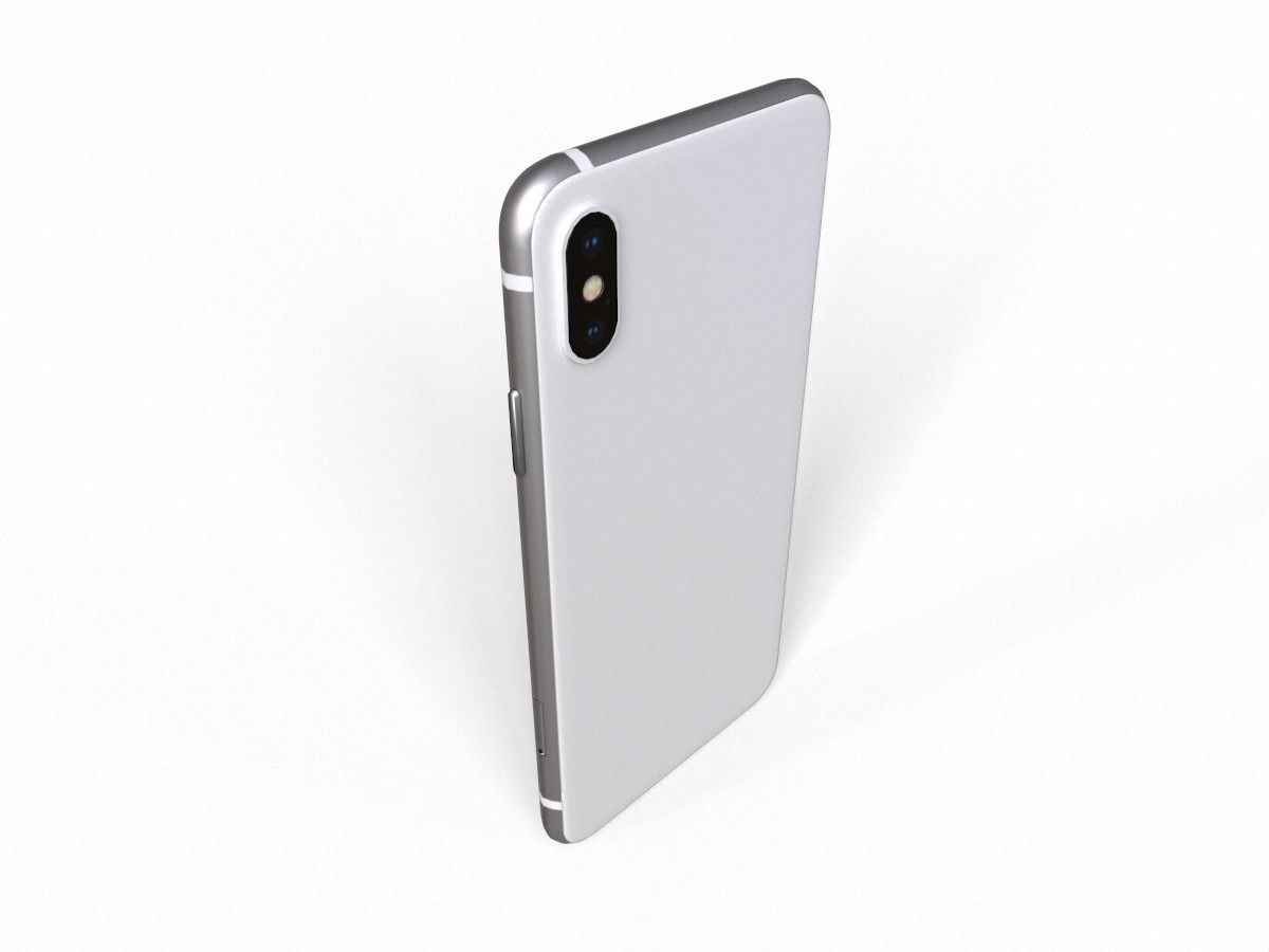 2018 iphone x pro Low-poly 3D model_6