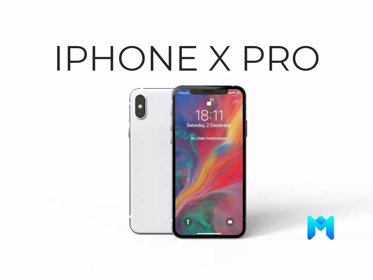 2018 iphone x pro Low-poly 3D model_0
