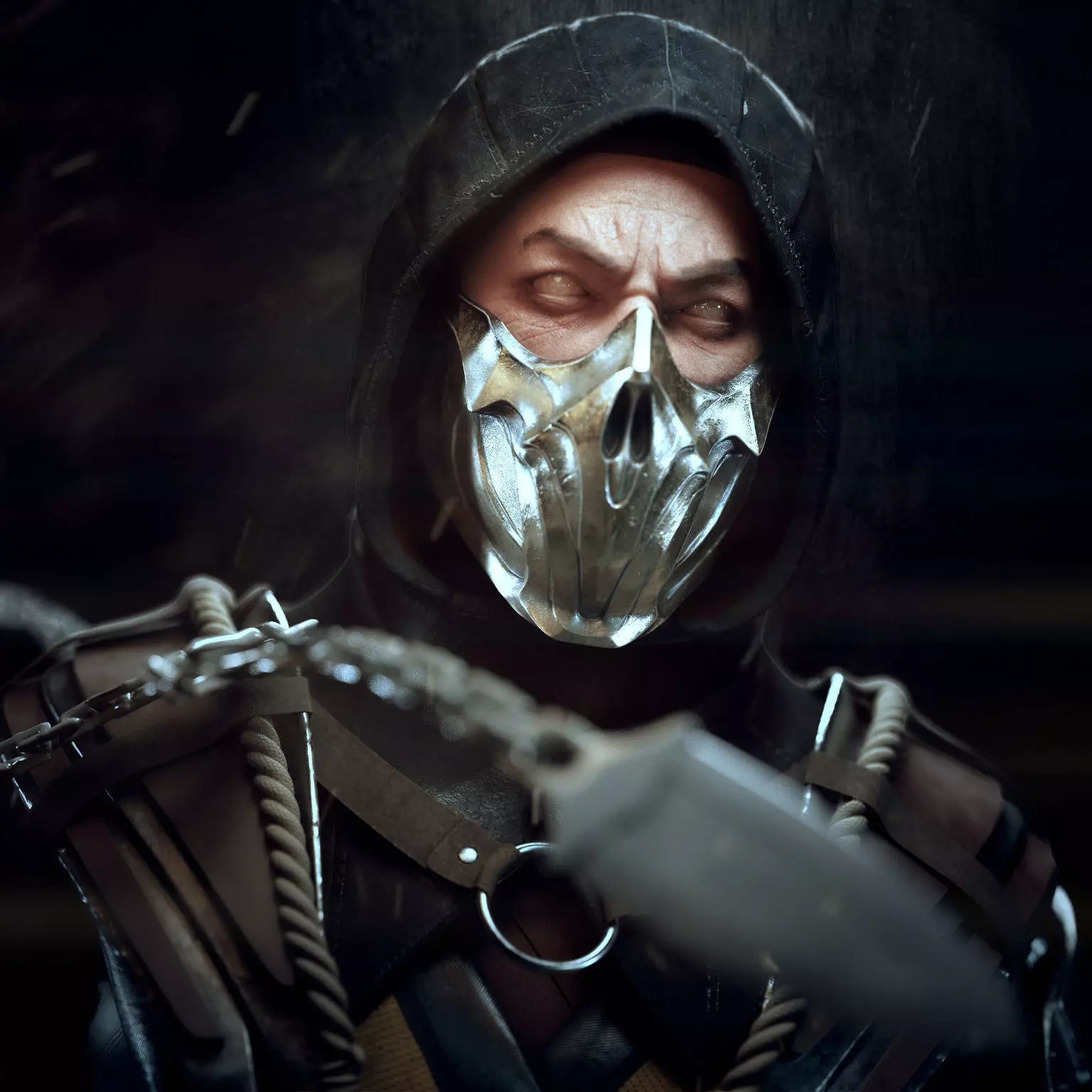 Scorpion Bust 3D print model_0