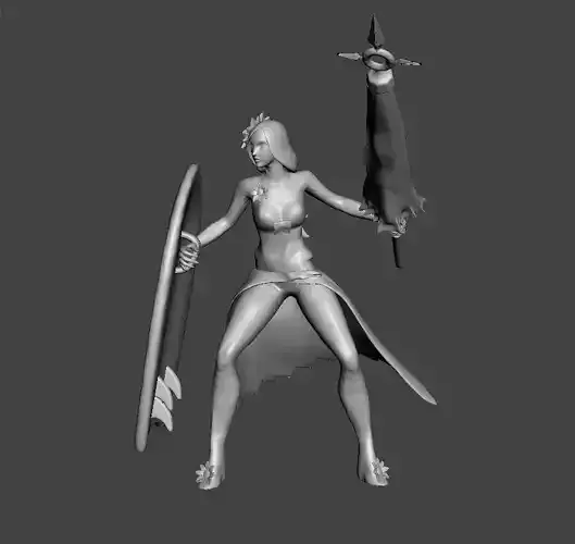 Pool Party Leona 3D Model