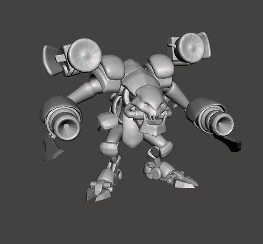 Battlecast Prime Cho gath 3D Model 3D print model