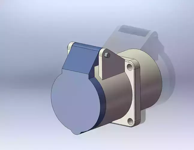 Ambausteckdose gerade steckrichtung 32A 3P IP44