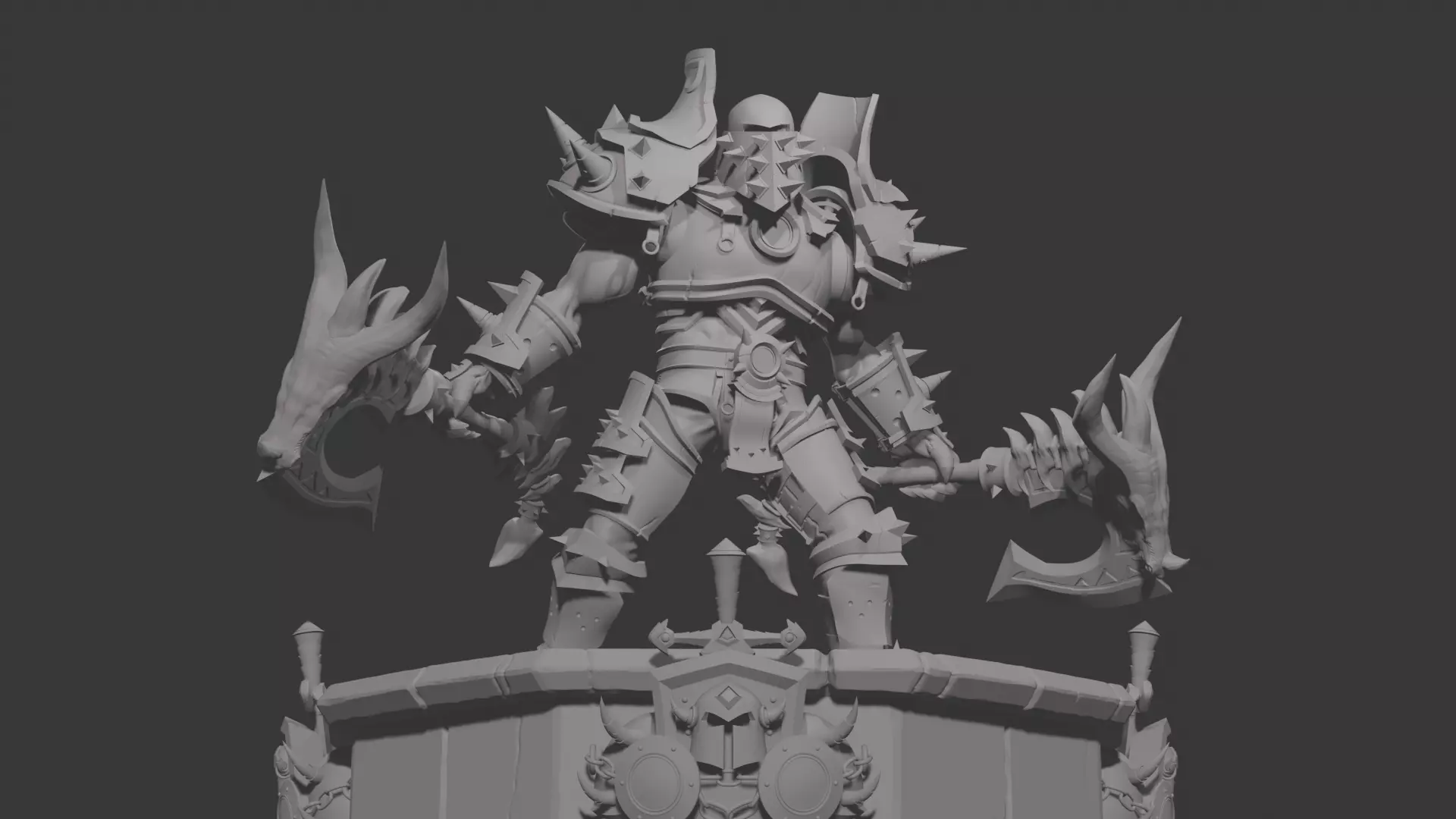 World of Warcraft- Warrior Tier 20 3D print model_0