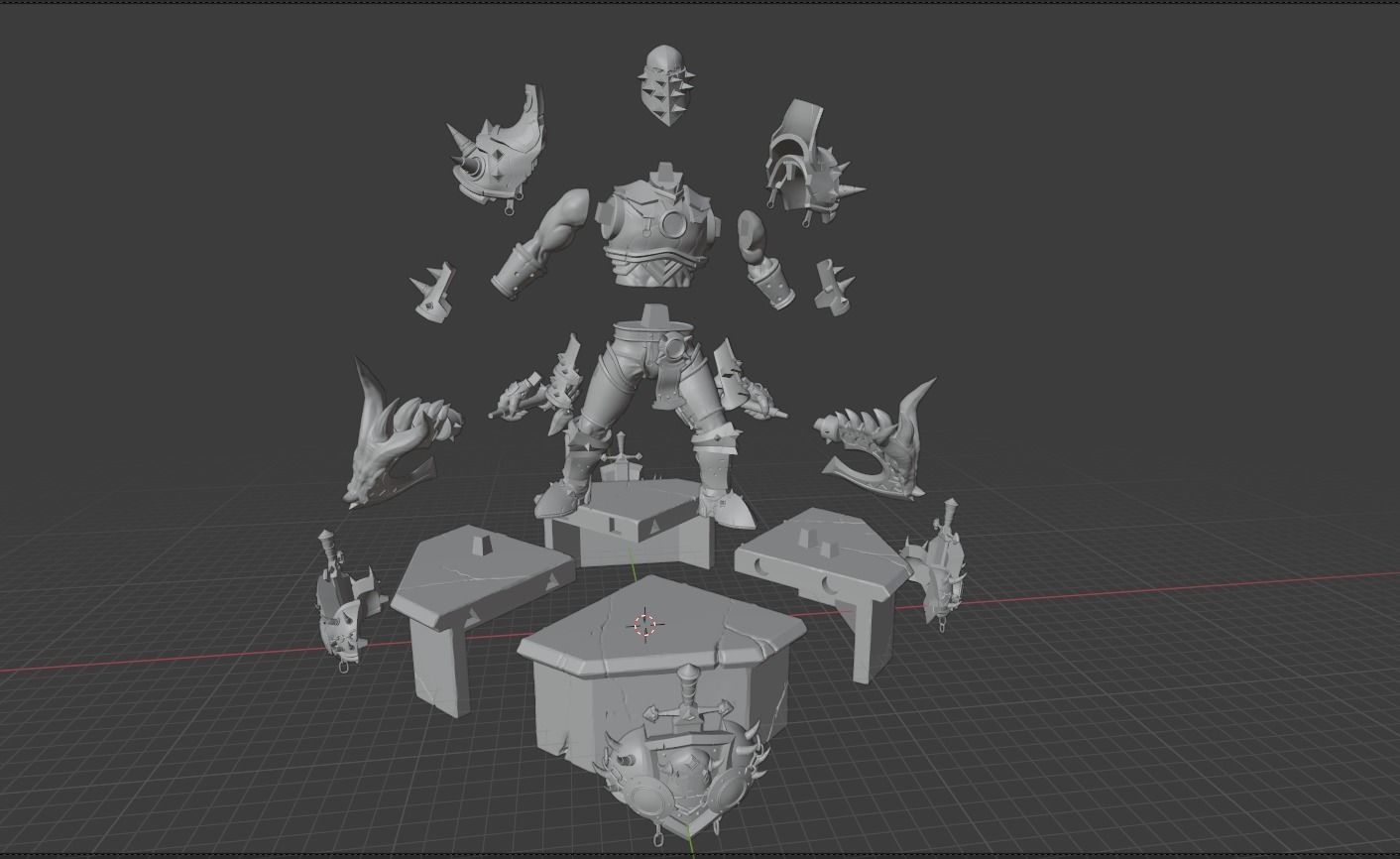 World of Warcraft- Warrior Tier 20 3D print model_7