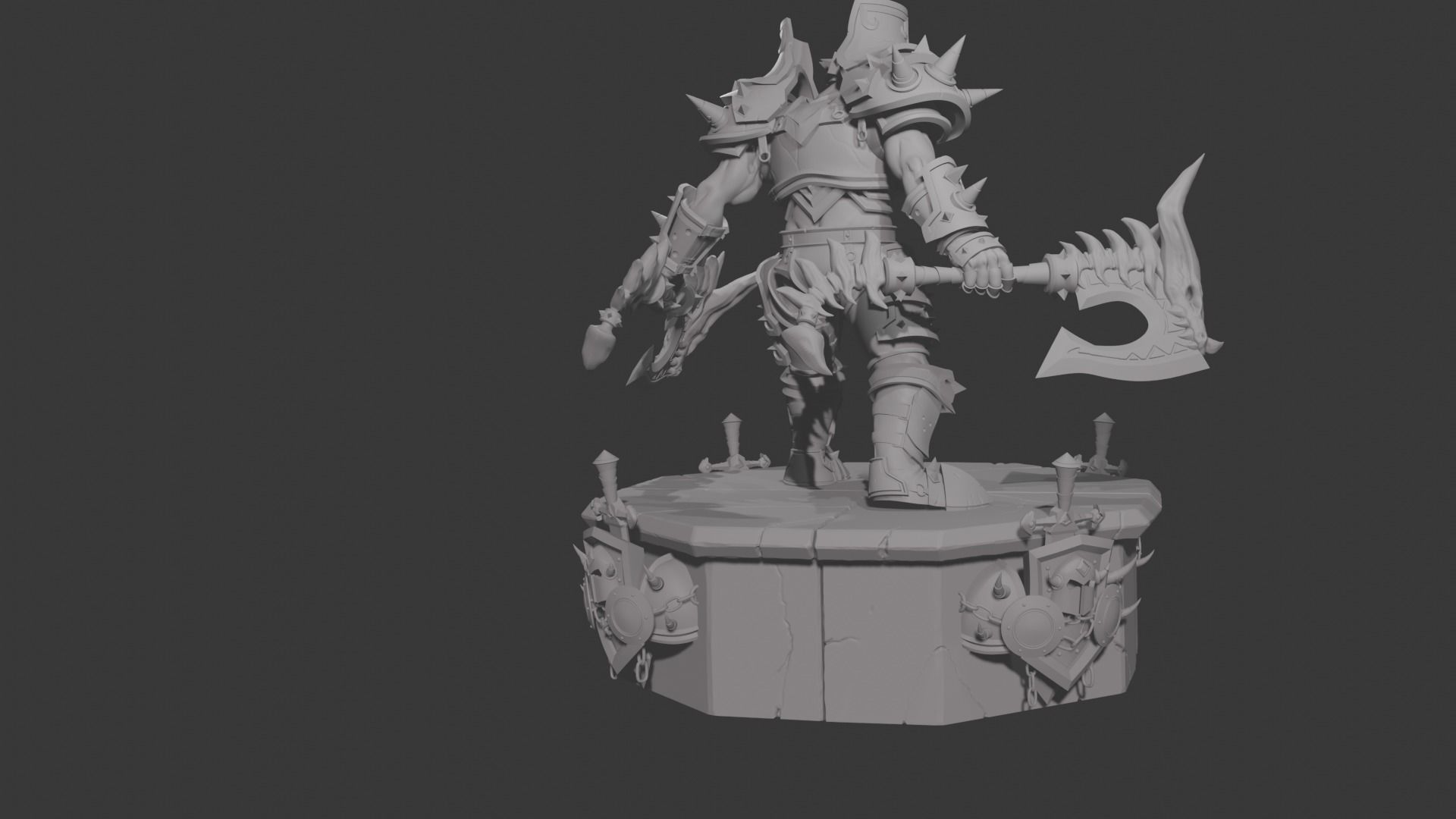 World of Warcraft- Warrior Tier 20 3D print model_8