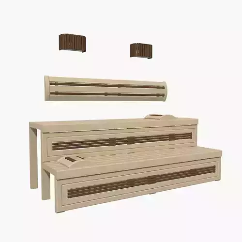Sauna bench 01